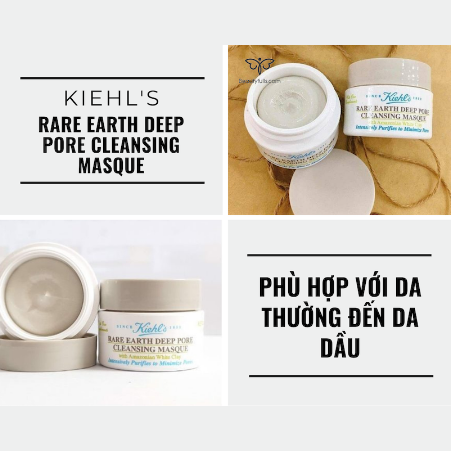 mặt nạ đất sét kiehl's